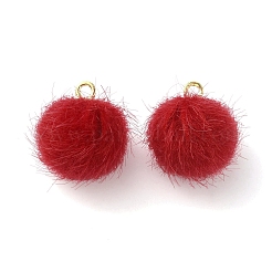 Подвески из искусственного норкового меха&nbsp;DIY-WH0401-92B