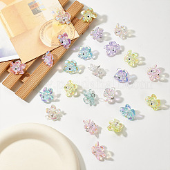 30pcs 5 styles pendentifs acryliques transparents&nbsp;PALLOY-SW00143