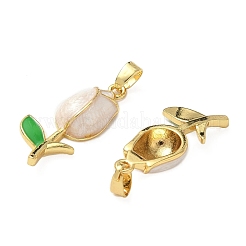 Латунь эмаль подвески&nbsp;KK-I371-33G-01