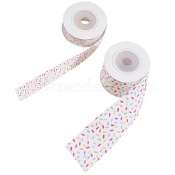 4 рулон 2-х видов полиэстеровых лент с принтом в виде корсажа OCOR-GF0004-70