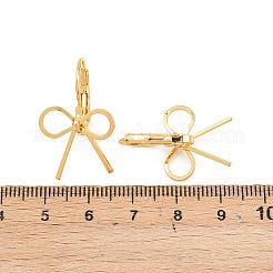 Серьги-гвоздики с застежкой-бабочкой из латуни&nbsp;EJEW-A150-04B-G