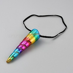 Serre-tête élastique en tissu avec oreilles de licorne&nbsp;OHAR-WH20008-01A