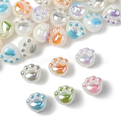 32шт акриловые бусины с УФ-покрытием MACR-FS0002-10