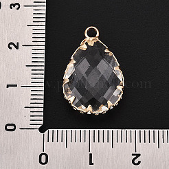 Прозрачные стеклянные подвески&nbsp;KK-N283-02J-G