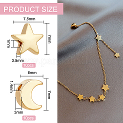 20шт 2 стильные латунные бусины&nbsp;KK-BC0010-42