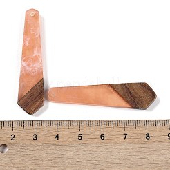 Подвески из смолы и дерева WOOD-F015-05D