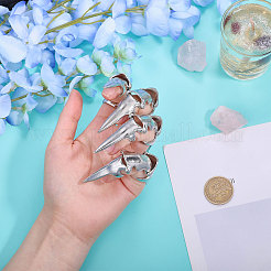 4 шт. Кольца для ногтей из сплава&nbsp;RJEW-GL0001-04