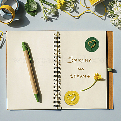 Латунная восковая печать штамп с ручкой AJEW-WH0184-0667