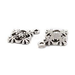 Stile tibetano ciondoli strass lega&nbsp;PALLOY-P240-01AS