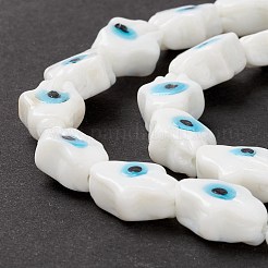 Ручной сглаза бусины бисер нитей LAMP-F024-02B