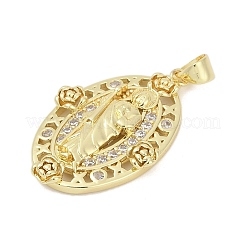 Латунные микро проложить кубического циркония подвески&nbsp;KK-D317-126G