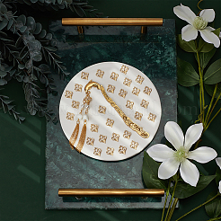 100 шт. филигранные соединительные звенья из нержавеющей стали 201 STAS-DC0011-55