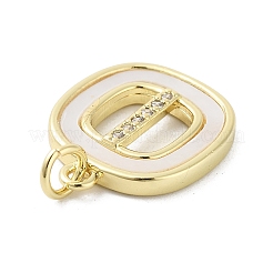 Покрытие стойки латунь микропаве прозрачные подвески из кубического циркония KK-E102-33G-I