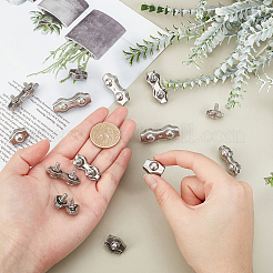 20 Stück 4 Stil 304 Edelstahl-Beschläge&nbsp;FIND-GA0001-72