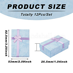 12 шт. картонные коробки для набора украшений CBOX-YS0001-01B