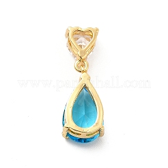 Стеклянные подвески темно-синего цвета&nbsp;KK-I695-013G