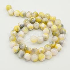 Natur persische Jade Perlen Stränge&nbsp;G-D434-8mm-26