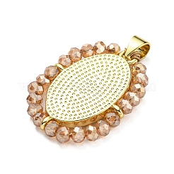 Латунь со стеклянными подвесками KK-G472-02G-02