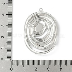 Оправы для подвесок из нержавеющей стали 304 в виде кабошонов STAS-L293-01P