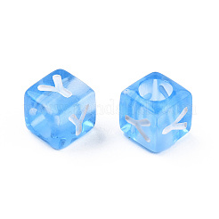 Прозрачные акриловые бусины&nbsp;LS-TACR-ywc0001-01F