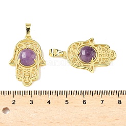 Подвески из натурального аметиста &nbsp;G-F786-07G-28