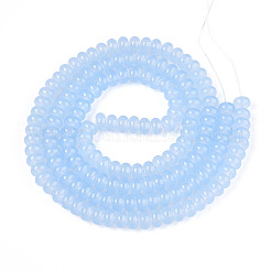 Имитация нефритовые четки стекла&nbsp;DGLA-ZX002-8mm-02H