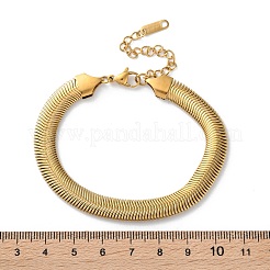 Браслеты-цепочки из хирургической нержавеющей стали 316&nbsp;LS-BJEW-P349-01G