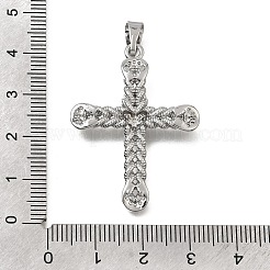 Messing micro pave klare zirkonia anhänger&nbsp;CU-CBA4BAF-04P