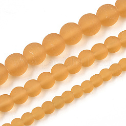 Chapelets de perles en verre transparente  &nbsp;GLAA-T032-T8mm-MD08