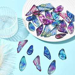 16шт 7 стиля прозрачные подвески из эпоксидной смолы&nbsp;RESI-FS0002-33A