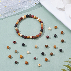 540 шт. 12-х цветные натуральные необработанные деревянные бусины&nbsp;WOOD-WR0001-16