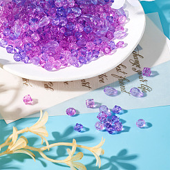 500шт 5 стиля прозрачные акриловые бусины&nbsp;TACR-TA0001-41B