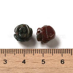 Натуральный индийский агат резные цветочные бусины G-O156-B-20