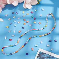 180 шт. 12-х цветные градиентные стеклянные бусины с гальваническим покрытием GLAA-PH0004-14