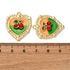 Подвески из эмалевого сплава легкого золота&nbsp;ENAM-B028-33KCG-02