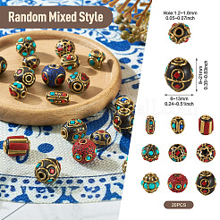 Handmade tibetischen Stil Perlen&nbsp;TIBEB-TAC0003-01