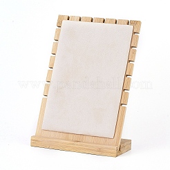 Бамбуковая подставка для ожерелья NDIS-E022-03