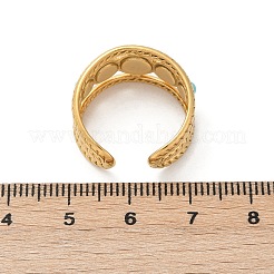 Регулируемые манжетные кольца из нержавеющей стали 304&nbsp;RJEW-S629-01G-A