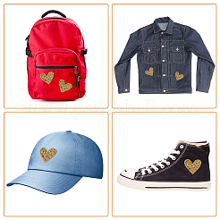 ТПУ гладить/пришивать заплатки для одежды&nbsp;LS-PATC-WH0001-18A-01