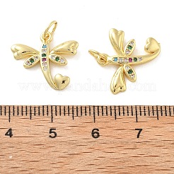 Латунные микро проложить кубического циркония подвески&nbsp;KK-C092-05G