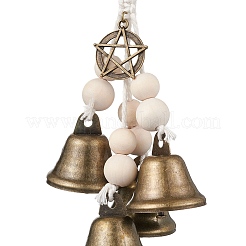 Campana colgante de hierro decoracion&nbsp;HJEW-JM02255
