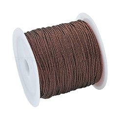 12プライメタリックコード  ジュエリー作りのための  ココナッツブラウン  0.8mm  約27.34ヤード（25m）/ロール&nbsp;MCOR-CJ0001-03J