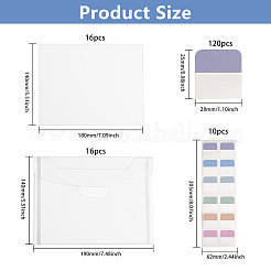 16 enveloppe en plastique PP.&nbsp;STIC-GL0001-08