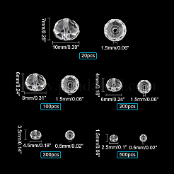 Прозрачные стеклянные бусины&nbsp;GLAA-GA0001-01