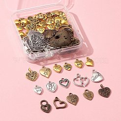 90 г 3 цвета идеи для подарков на день святого валентина подвески из сплава в тибетском стиле TIBEP-FS0001-08