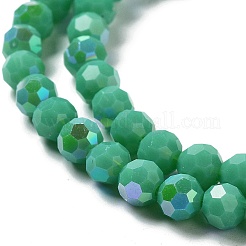 Непрозрачное стекло бисер нитей EGLA-A035-P6mm-L13