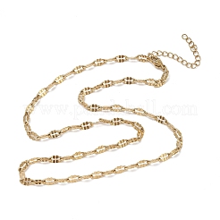 Collares de cadena de acero inoxidable 304 de 4 mm con acabado mate.&nbsp;NJEW-D328-03G-01