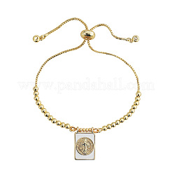 Verstellbare Messingkasten-Kettenschieberarmbänder&nbsp;GV3572