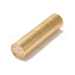 Двусторонняя гравировка сургучной печатью латунный штамп&nbsp;LS-AJEW-C031-02G