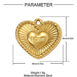 Подвески из нержавеющей стали 304&nbsp;STAS-OY009-86G